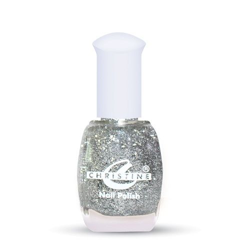 Women Quick Dry High Coverage Long Lasting Durable Glitter Grey Liquid Nail Paint  Ingredients: Chemical