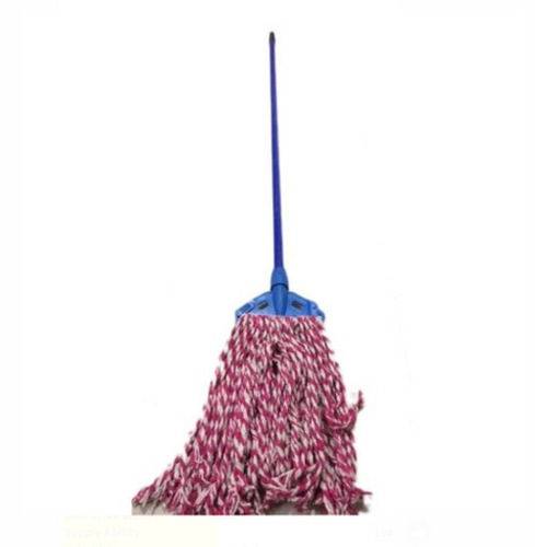 48 Inches Durable And Washable Floor Cleaning Plastic Handle Cotton Mop