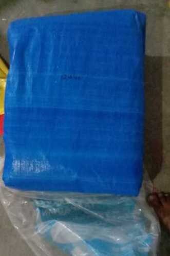 Blue Waterproof Plastic Tarpaulin Sheet For Rain Cover And Water Storage Design Type: Standard