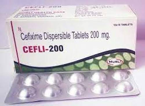 Cefixime Dispersible Tablets , 10 X 10 Tablets Pack