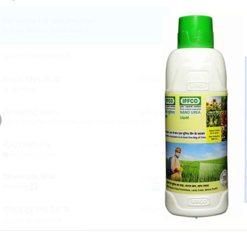 Iffco Nano Urea Liquid Bio Fertilizer, Pack Of 600 Ml For Agriculture Use 