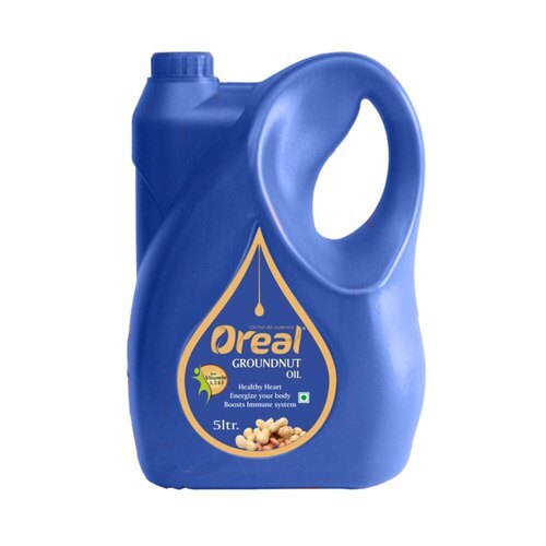 Hygienic Prepared Liquid Groundnut Oil, 5 Ltr
