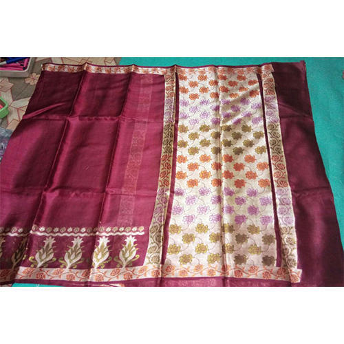  Printed Beautiful Stylish Breathable Modern And Trendy Pure Tussar For Women Silk Saree 