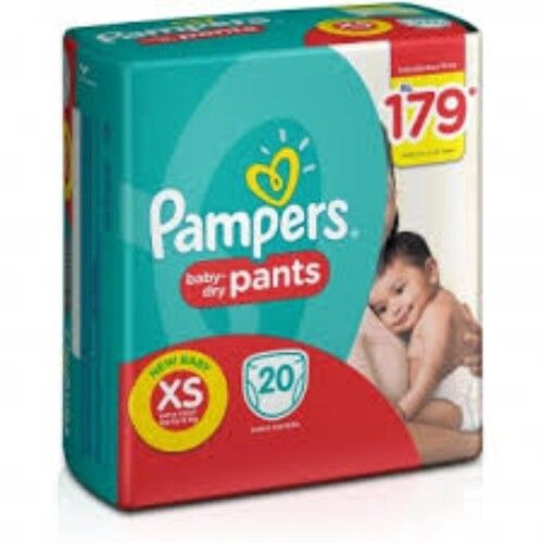 White For New Born Premium Qualities Ultra Soft Pampers Pants Extra ...