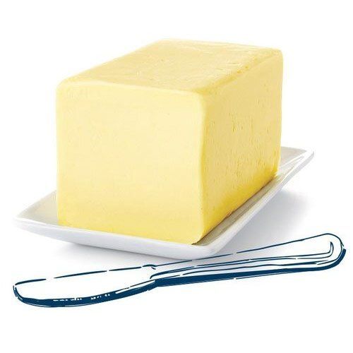  100% शुद्ध प्राकृतिक और ताज़ा हाइजीनिक रूप से पैक किया हुआ मक्खन