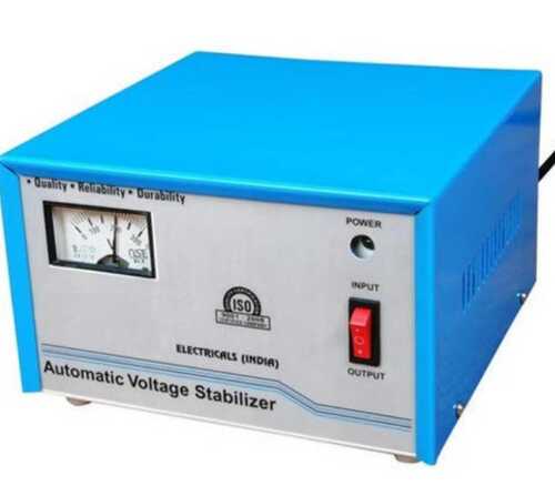 Automatic Voltage Stabilizers, Blue And White Color, 220 Volt Three Phase Current: Ac