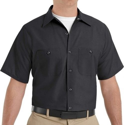 Comfortable And Washable Half Sleeve Men Shirt With Collar Neck 