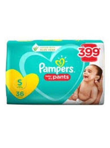 Disposable And Breathable Pampers Pant Style Diapers Small Size - 36 Pieces