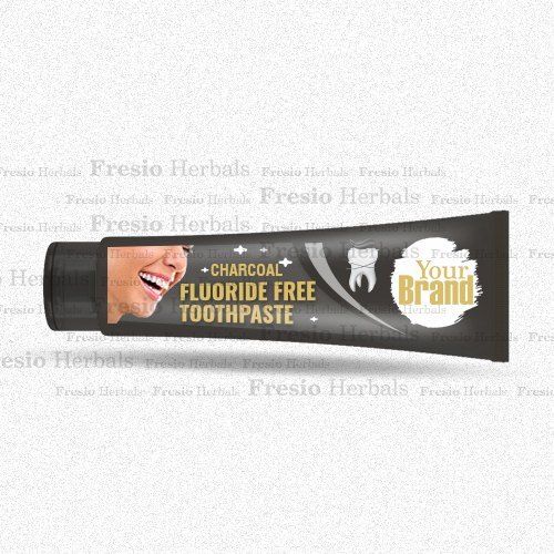 Fluoride Free Charcoal Toothpaste 100g Tube With 24 Months Shelf Life