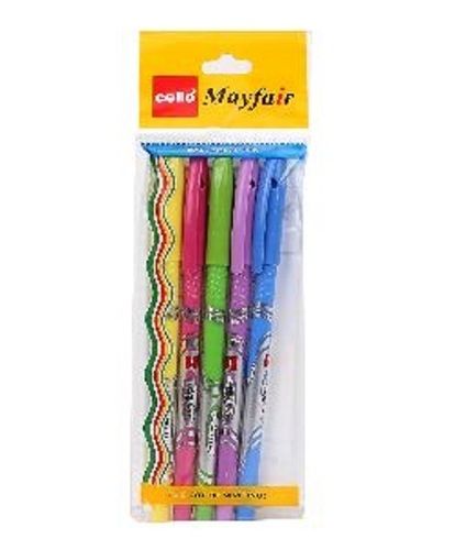 Good Quality Lightweight Comfortable Grip Cello Mayfair Plastic Blue Ballpoint Pen