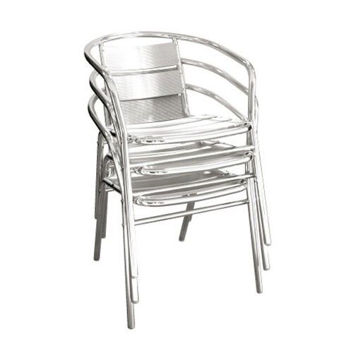 Silver High Quality Eco Friendly And Lightweight Elegant Stainless Steel Chair