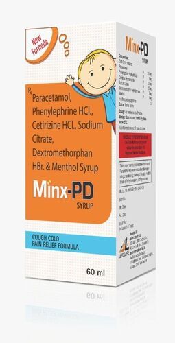 Paracetamol Phenylephrine Hci Gbr. And Menthol Syrup, Minx- Pd, 60 Ml 