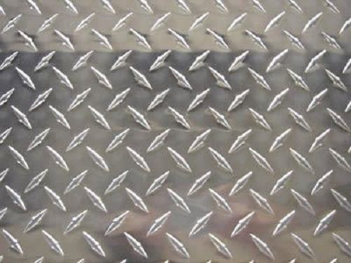 Silver Hexagonal Stainless Steel Checkered Sheets For Textile Industries