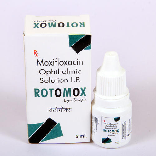 Used To Treat Bacterial Infections Of Eyes Allopathic Moxifloxacin 0.5 % Rotomox Eye Drop 