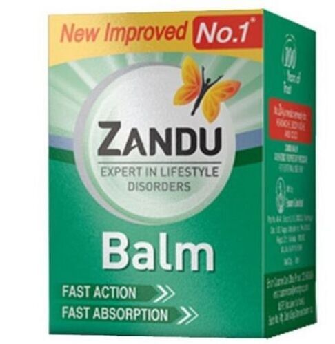 Effective Relief From Headache, Body Pain, Sprain & Cold Most Trusted Zandu Balm Age Group: For Adults