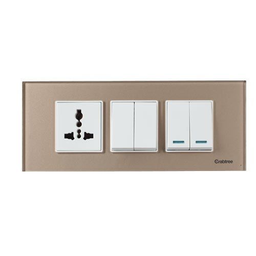 High Performance Heavy Duty Rectangular White Electrical Switches Board