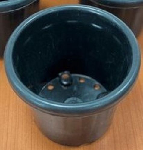 Light Weight And Eco Friendly Black Big Size Plant Plastic Flower Pots For Garden