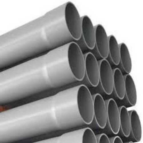 Pvc Pipe In Grey Color And Round Shape, Length Of One Pipe 20 Feet Application: Construction