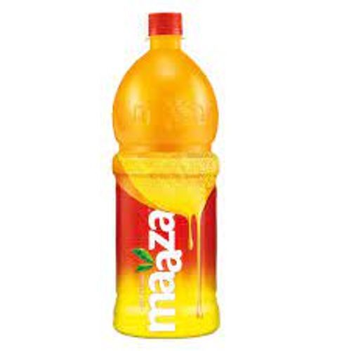 Real Taste Of Flavour Mango Original Flavour Maaza Fruit Juice Soft Drink - Liquid, Yellow Color, Packed in Plastic Bottle | Contains Sugar, Sweet Taste, Store in Cool Place