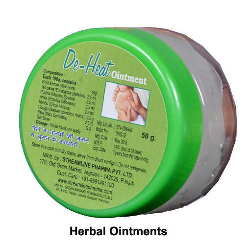 Relieve Pain And Inflammation Or Swelling De-Heat Herbal Ointments 