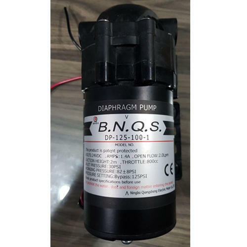 Silver 100 Gpd Booster Good Quality Material 24V Single Phase Black Ro Pump