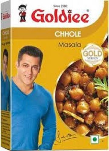Brown Color Blended And Dried Goldee Chole Masala, 50 Gram Packaging Size
