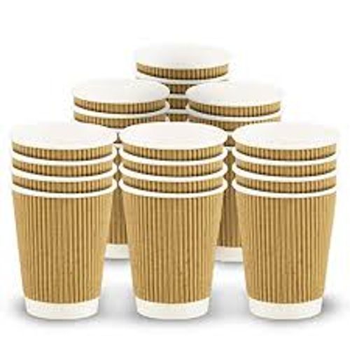 High Quality Premium Party Functional Events Light Weight Hand Made Brown Papaer Cups, 4-5 Size