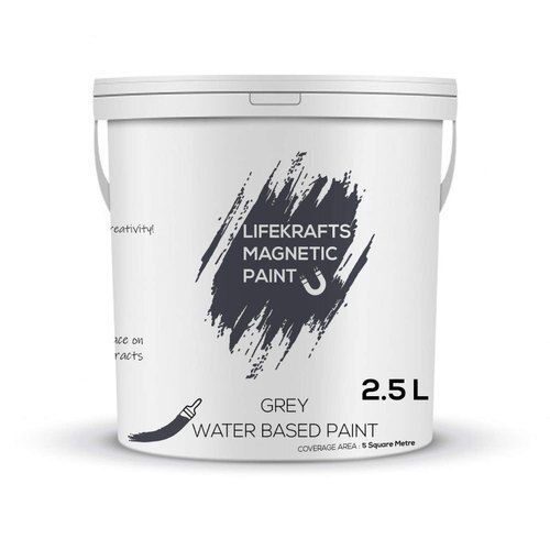 Highly Durable, Long Lasting High Glossy Finish Gray Water Based Wall Paints
