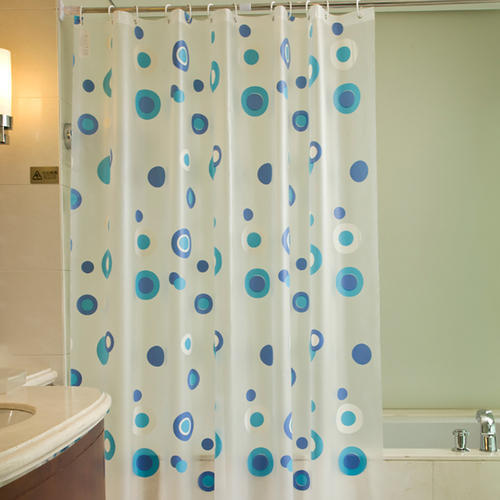 Colorful Light Weight Washable And Fade Resistant Printed White Polyester Window Curtain 