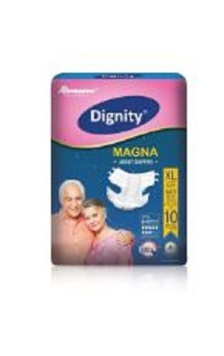 Packaging Size 10 Peaces Briefs Unisex Romsons Dignity Magna Adult Diapers