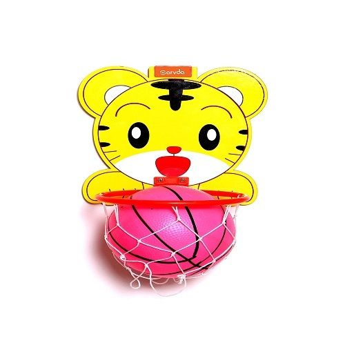 Sarvda Ball Net Hanging Lion Shapeboard Basketball Toy Set for Kids