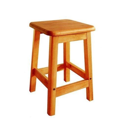 Machine Made Strong Termite Resistance And Long Durable Glossy Fine Finish Wooden Stool