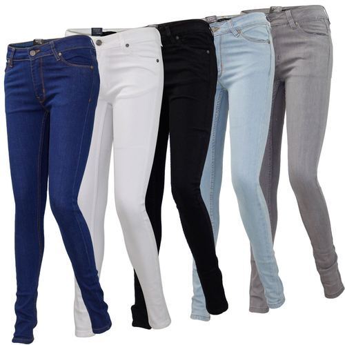 Multicolor Very Comfortable And Attractive Affordable Fabric Skinny Non-Stretchable Ladies Jeans