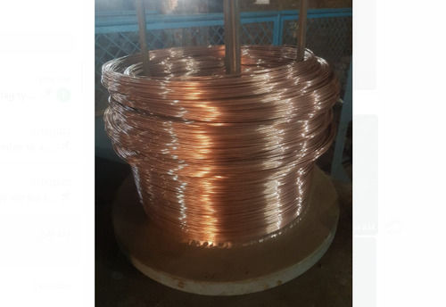 1 Mm Thickness Polished Finish Round Shape Copper Wire Rods Hardness: 50%