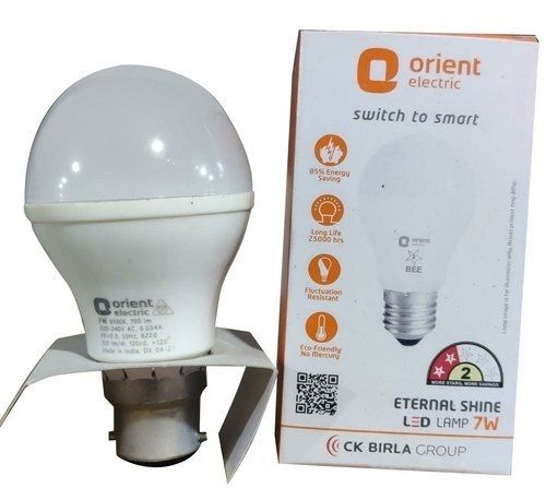 7 Watt , Low Energy Consumption Long Life Span And Light Weight Round Led Bulb 