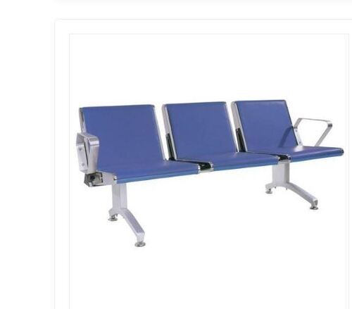 Blue Color Stainless Steel Waiting Chairs For Hospital Chair And Outdoor Use
