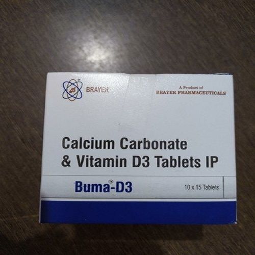 Calcium Carbonate And Vitamin D3 Tablets Ip Fine Chemical