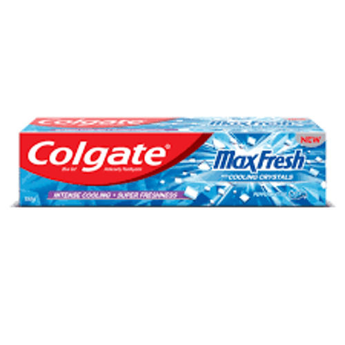 Enjoy Cleaner Teeth And Fresh Cooling Crystals Colgate Max Fresh Blue Gel, 150 Gm
