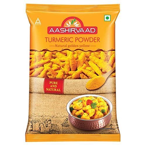 Great Flavour And A Naturally Golden Colour Crisp Aashirvaad Turmeric Power 500g 