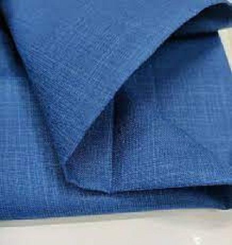 Light Weight Skin Friendly And Breathable Plain Blue Cotton Denim Fabric  Use: Wedding