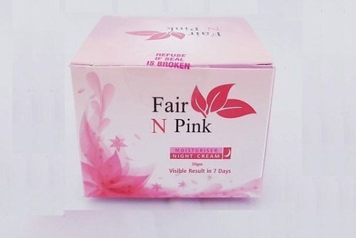 White Long Lasting Fragrance Fair N Pink Moisturizer Face Whitening Night Cream