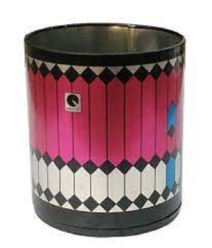 Multicolor Premium Quality Light Weight Strong Colorful Stainless Steel Dustbin