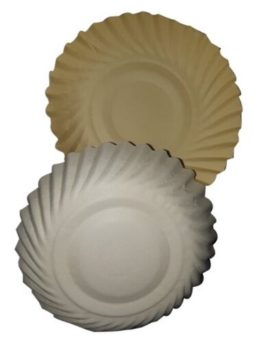 Small Disposable Paper Plates In 7 Inch(Pack Of 50)