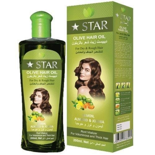 Star Olive Hair Oil With Lemon, Almond And Jojoba Extract