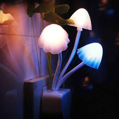 Beautiful Electricity Light Bulb And Multipurpose Mushroom Led Night Lamp Application: Home