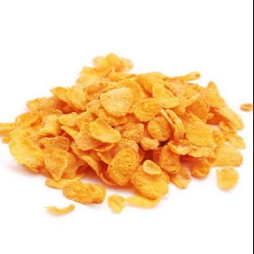 Crunchy And Soft Yellow Corn Flakes Good For Health