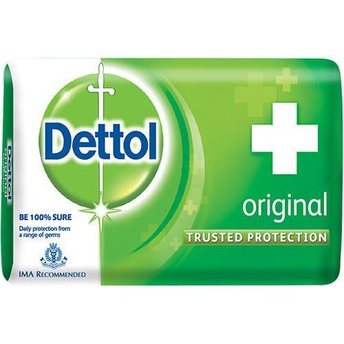 Daily Usable Non-sticky High Foam Antibacterial Dettol Bath Soaps For Kills 99.9 Percent Of Germs