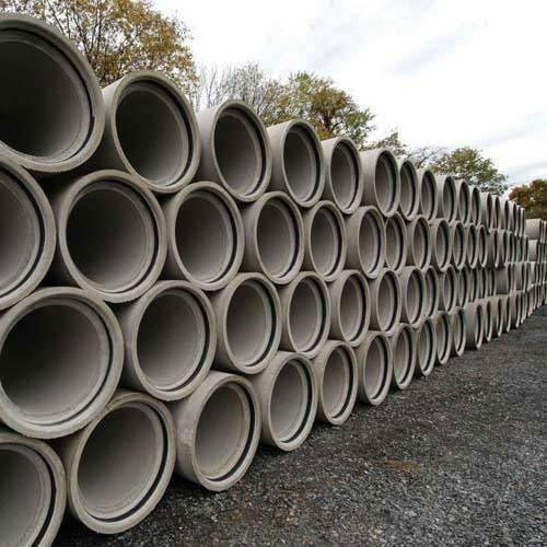 Durable Solid Heavy Duty Strong Long Lasting Grey Rcc Half Round Pipe