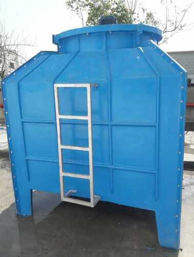 Frp Cooling Tower For Industrial Usage, Round Shape And Blue Color Voltage: 240 Volt (V)