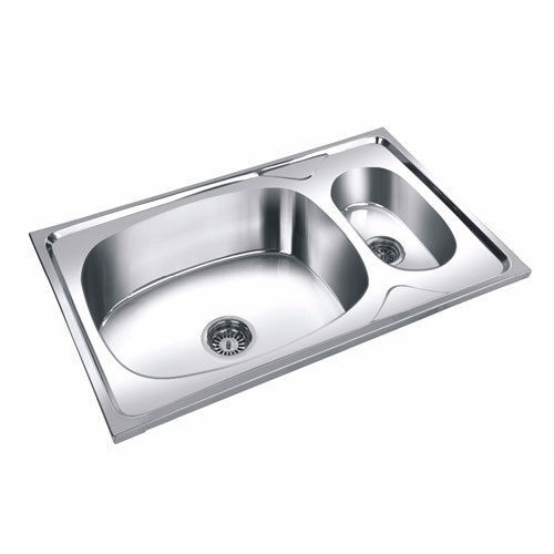 Heavy Duty Scratch And Corrosion Resistance Silver Stainless Steel Kitchen Sink